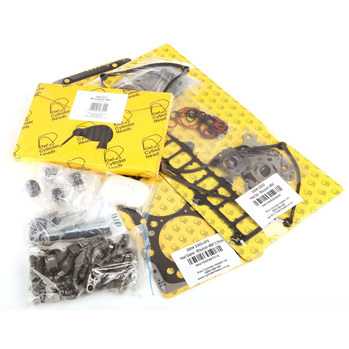 Kiwi Complete Cylinder Head Kit for Mitsubishi 4M41 NCR 11041228