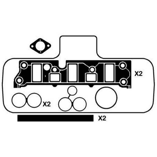 Permaseal Manifold Gasket Set MS3117K