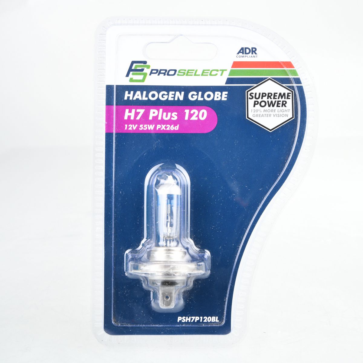 Proselect Globe-H7 Plus 120 12V 55W Bl PSH7P120BL