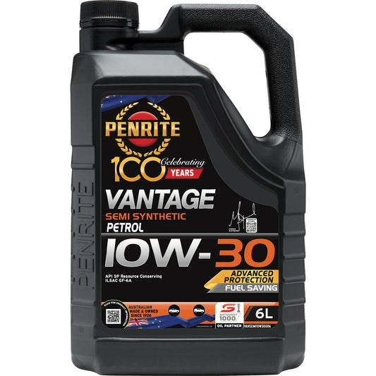 Penrite Vantage Semi Synthetic 10W-30 Engine Oil 6L