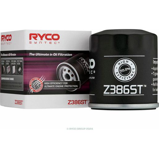 Ryco Syntec Oil Filter Z386ST