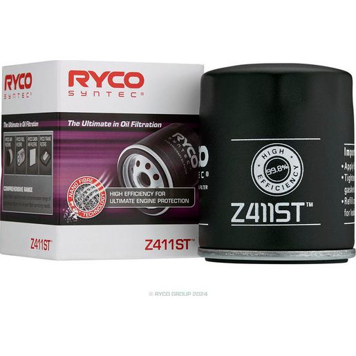 Ryco Syntec Oil Filter Z411ST