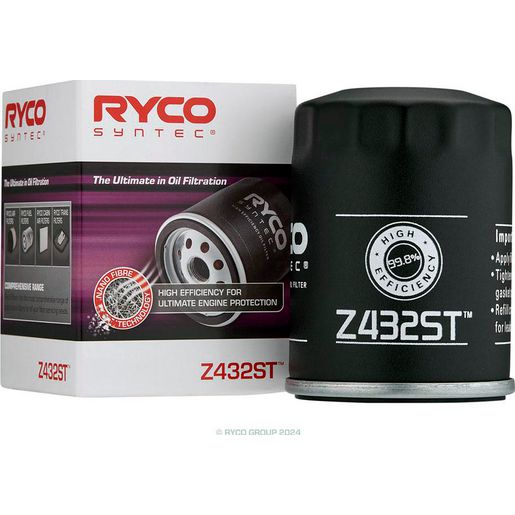 Ryco Syntec Oil Filter Z432ST