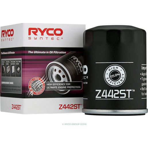 Ryco Syntec Oil Filter Z442ST