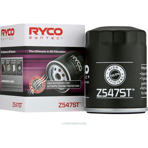 Ryco Syntec Oil Filter Z547ST
