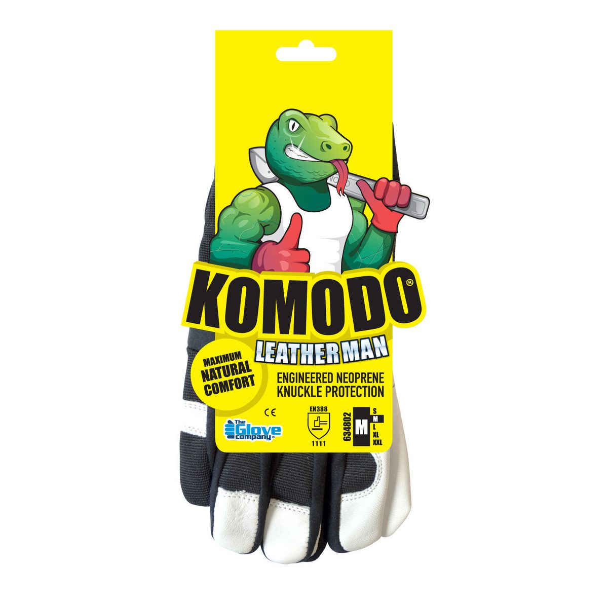 Komodo Leather Man Gloves Medium 634802