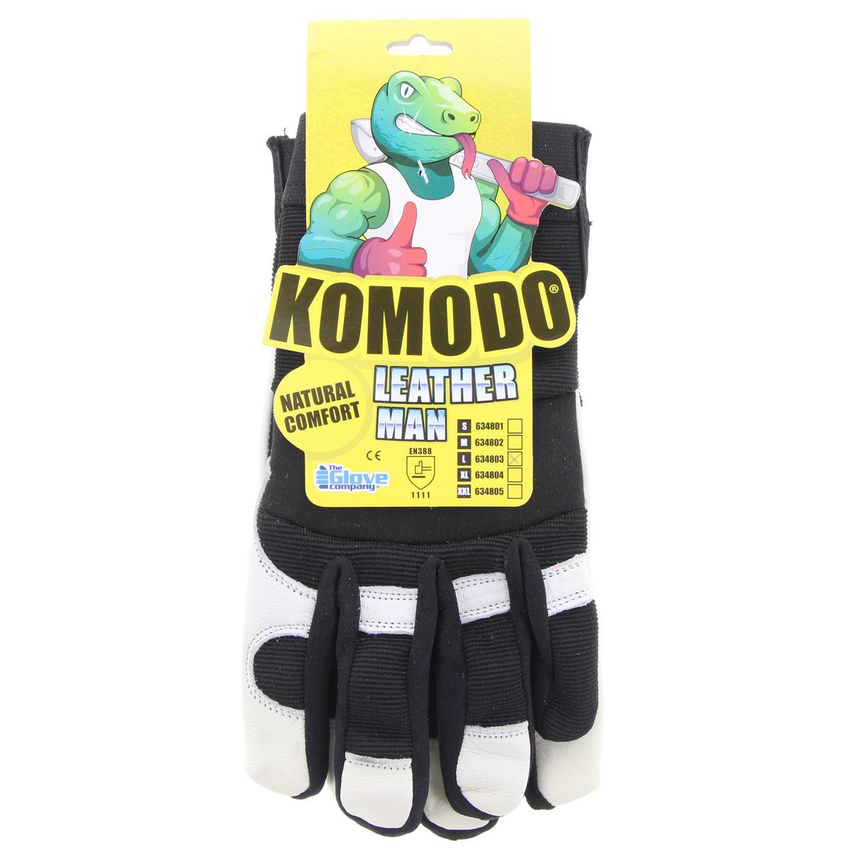 Komodo Leather Man Gloves Large 634803