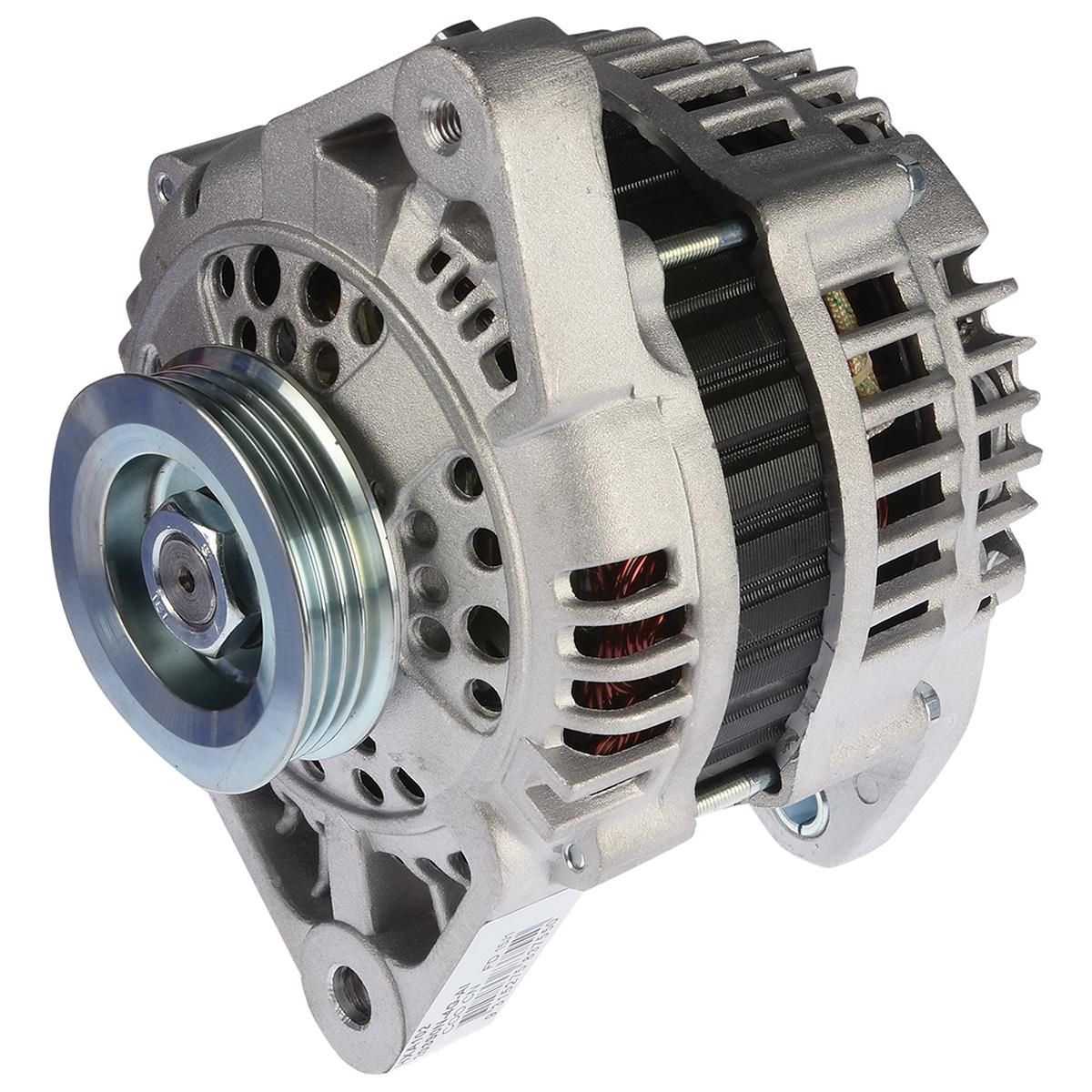 OEX Alternator 12V 80A (Hitachi Style) 4-Groove Pulley Suits HXK-24/HXK-32 HXA102