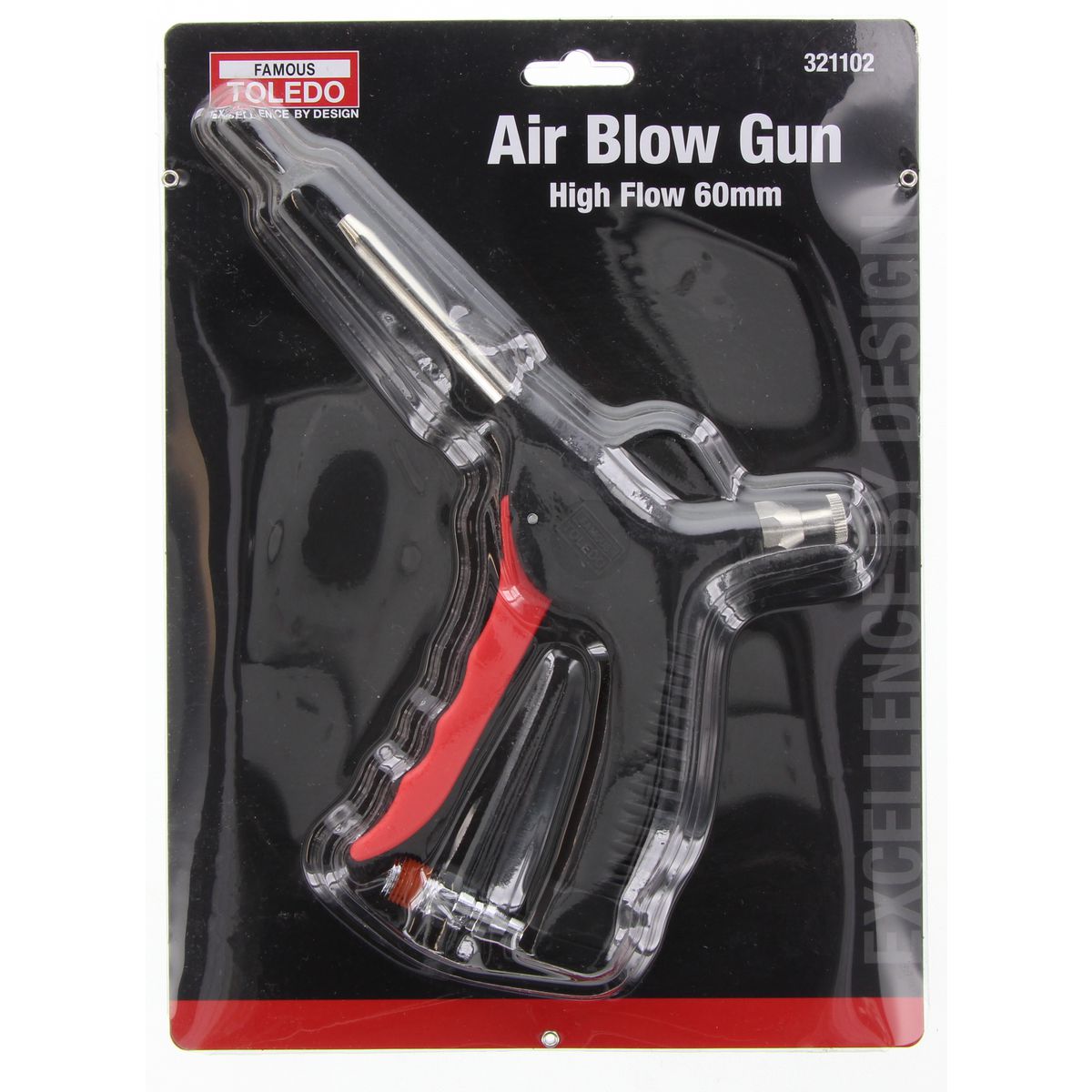 Toledo Air Blow Gun High Flow 60mm 321102