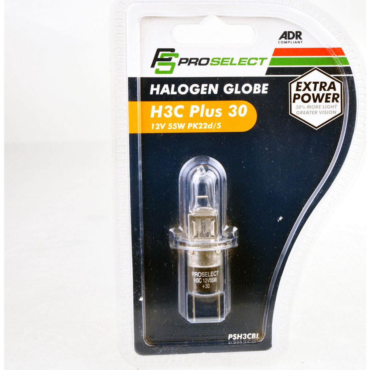 Proselect H3C Globe 12V 55W Plus 30 PSH3CBL