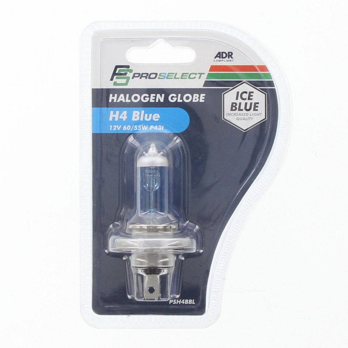 Proselect H4 Globe 12V 60/55W Blue PSH4BBL