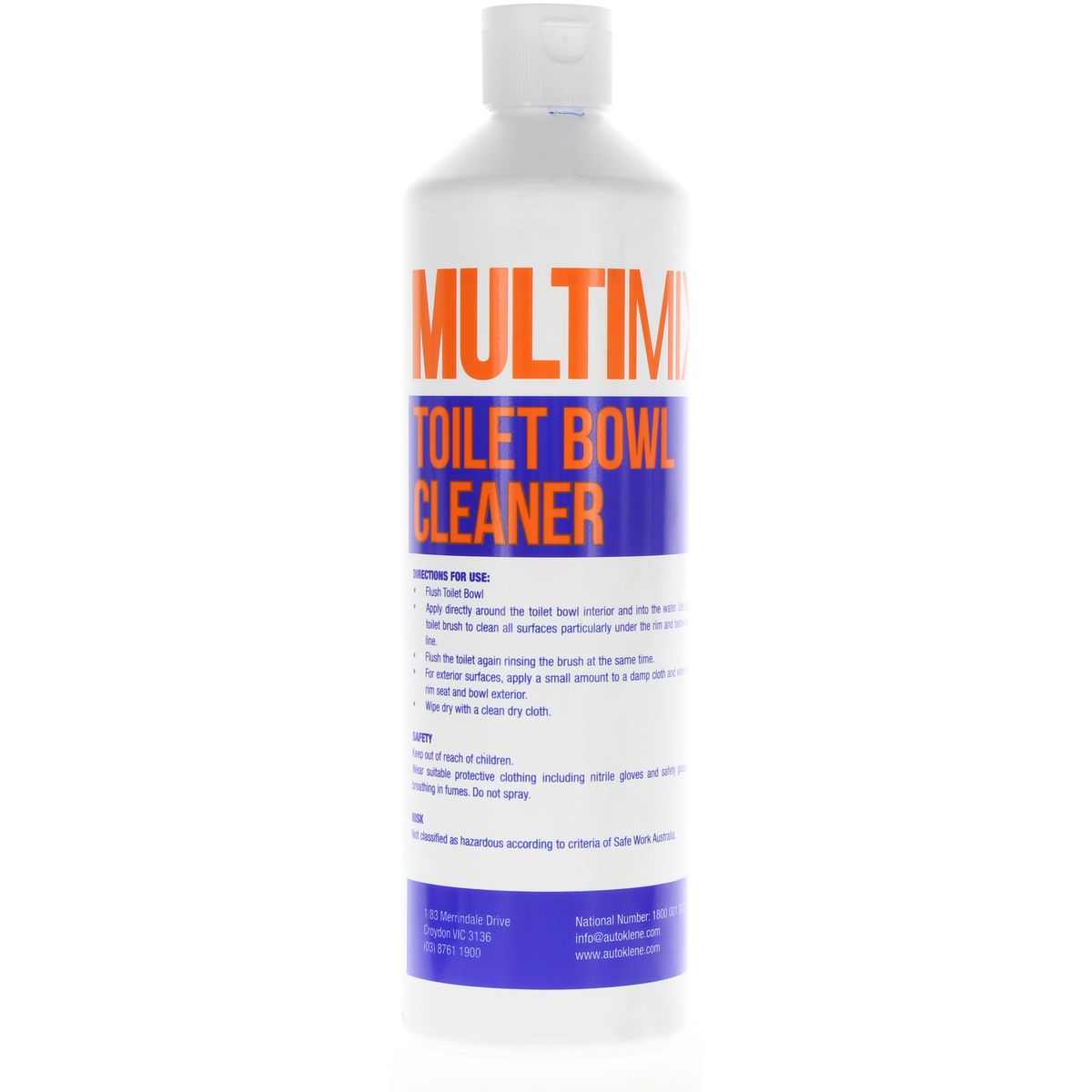 Auto klene MultiMix 13 Toilet Bowl Cleaner 750ml MM13-750