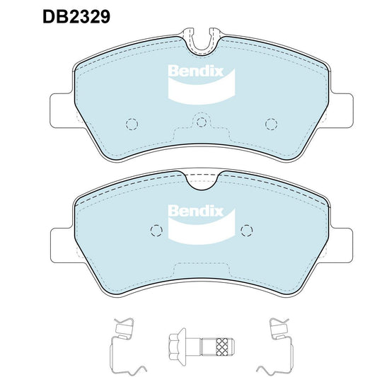 Bendix Heavy Duty Brake Pad Set Rear DB2329 HD