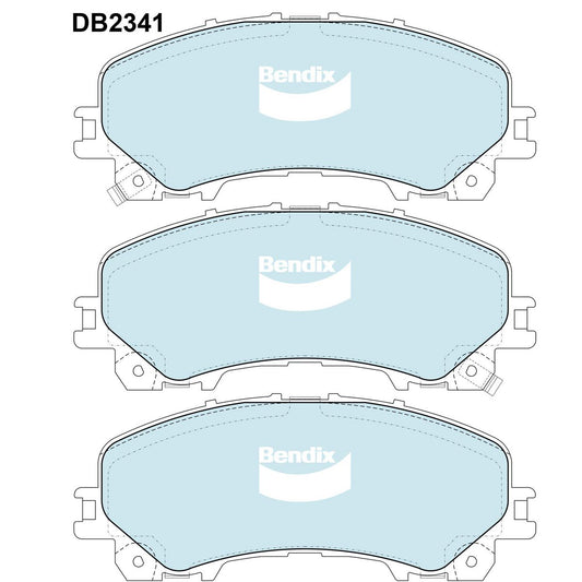 Bendix 4x4 Brake Pad Set Front DB2341 -4WD