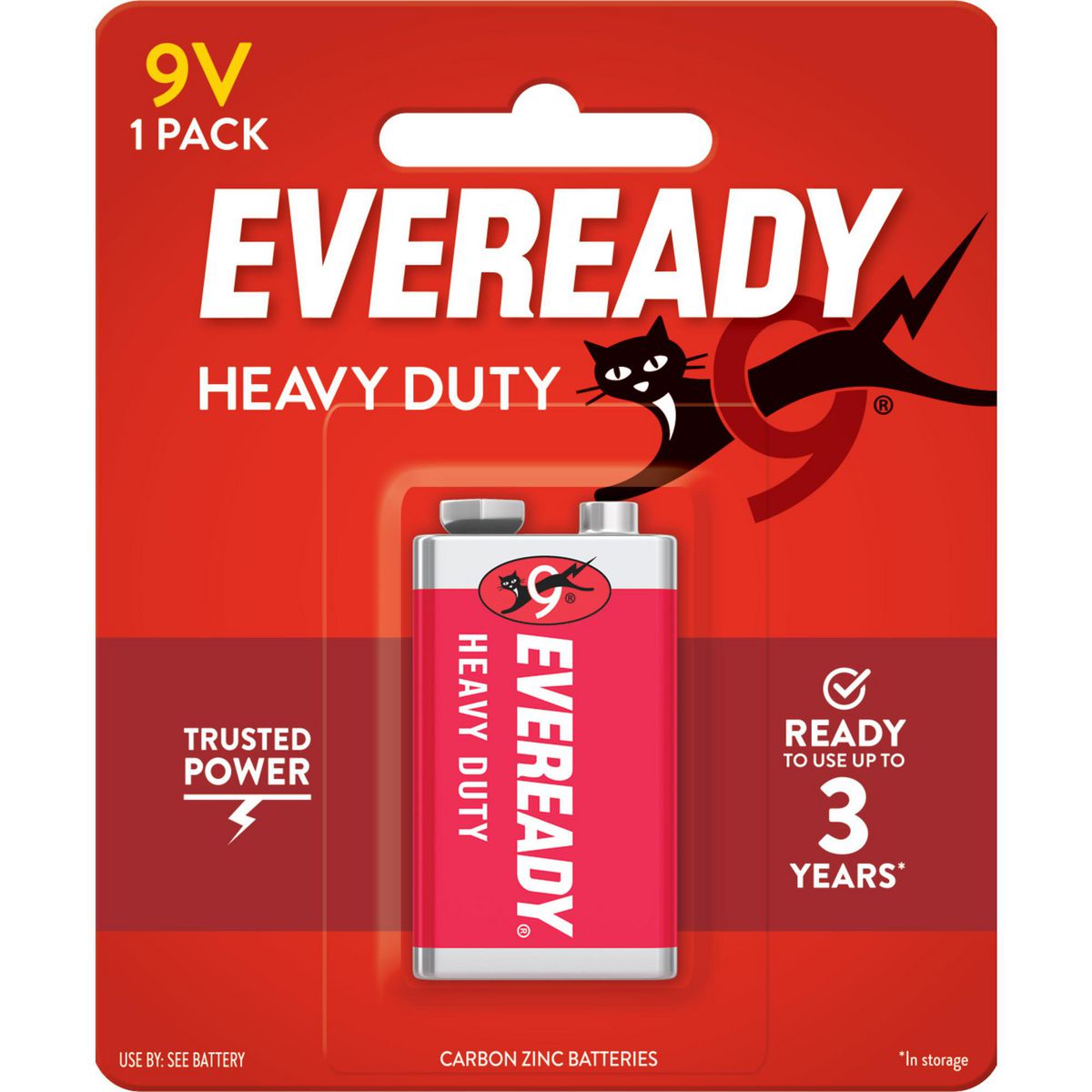 Eveready 9V Battery Heavy Duty 1Pk 216BP1