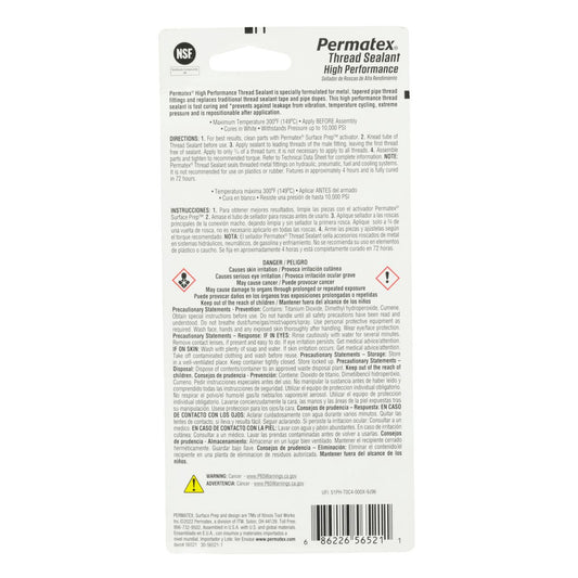 Permatex High Performance Thread Sealant 50ml PX56521
