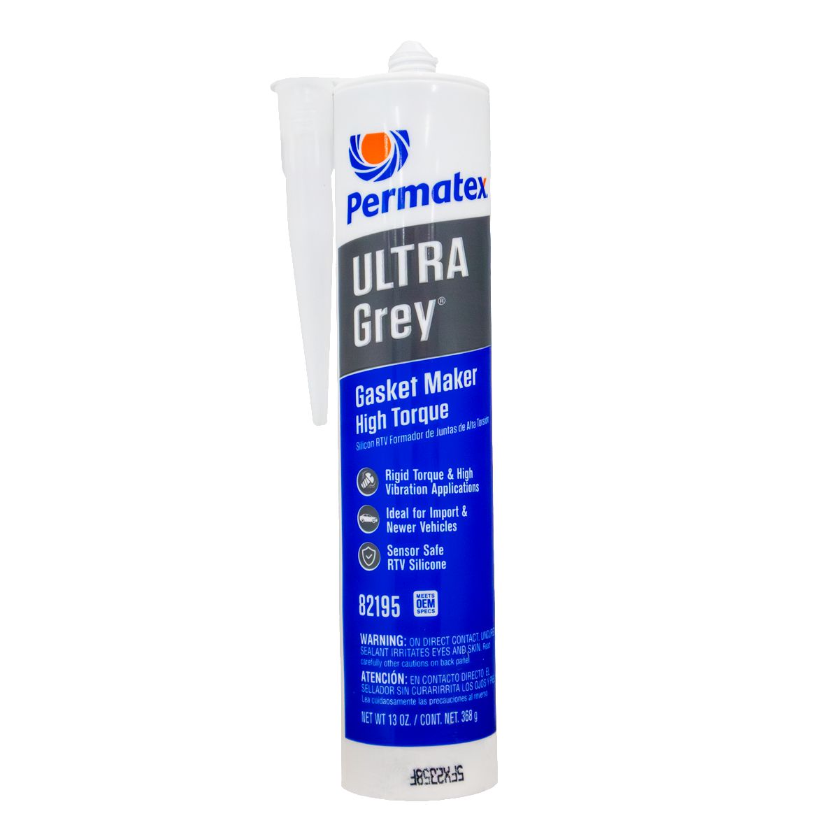 Permatex Ultra Grey Rigid High-Torque Rtv Silicone Gasket Maker 368G PX82195