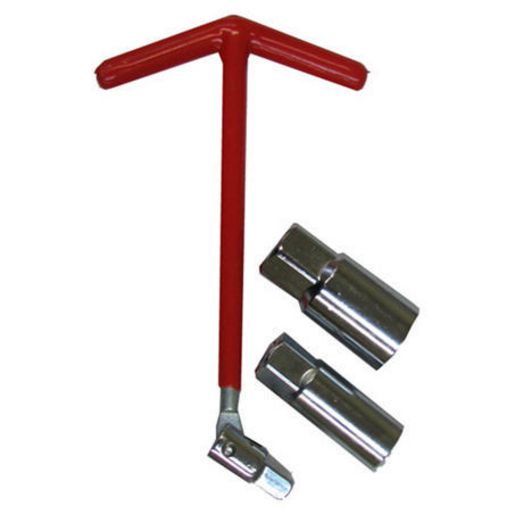 Pro-Kit T Handle Spark Plug Tool With 2 Sockets - 16Mm & 21Mm RG7028