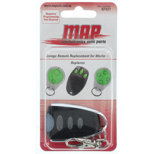 MAP Garage Door Remote (Merlin Plus) KF921