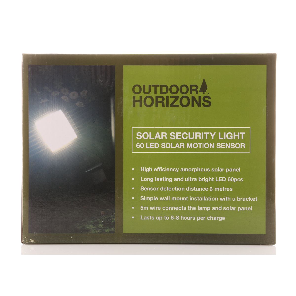 Outdoor Horizons Solar 60 Led Security Lights JYSPL051