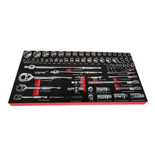 Kromex Socket Set 70pc 1/4in & 3/8in & 1/2in Drive Metric KTK231-EVA