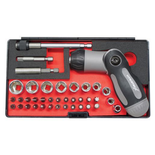Kromex Ratchet Screwdriver Set 38pc KTK414