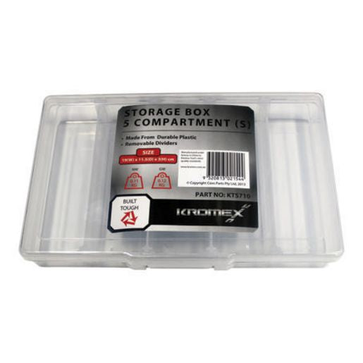 Kromex 5 Compartment Small Storage Box KTS710