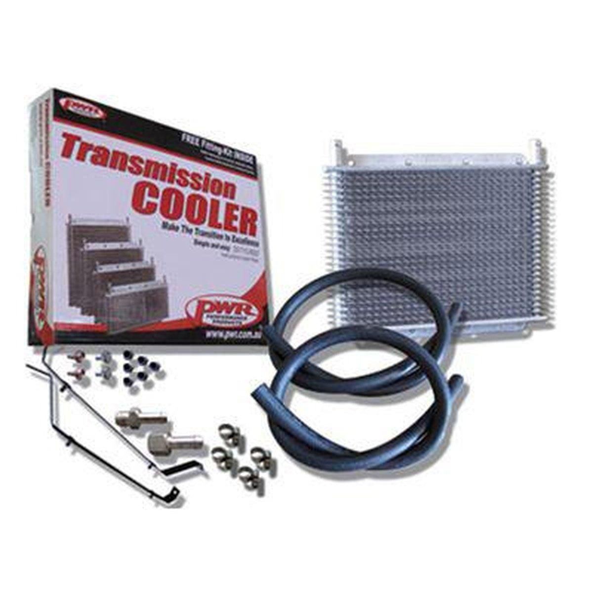 PWR Transmission Oil Cooler Kit fits Commodore VE (280x255x19mm 3/8") PWO7267