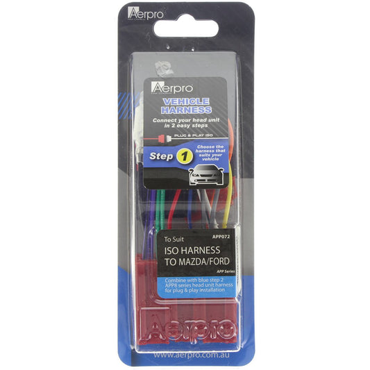 Aerpro ISO Harness fits Mazda/Ford