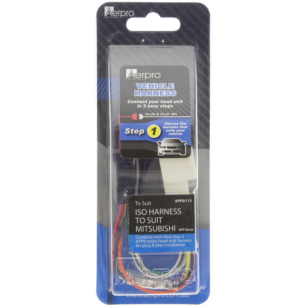 Aerpro Primary ISO Harness Suits Citroen/Mitsubishi/Peugeot