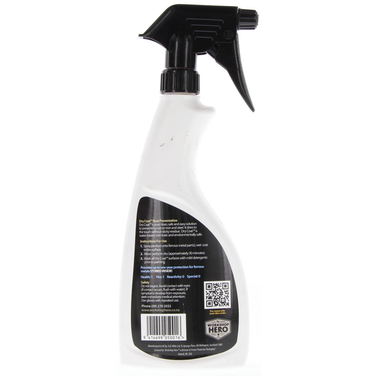 Bars Bugs Workshop Hero Rust Preventative Spray 500ml DC500
