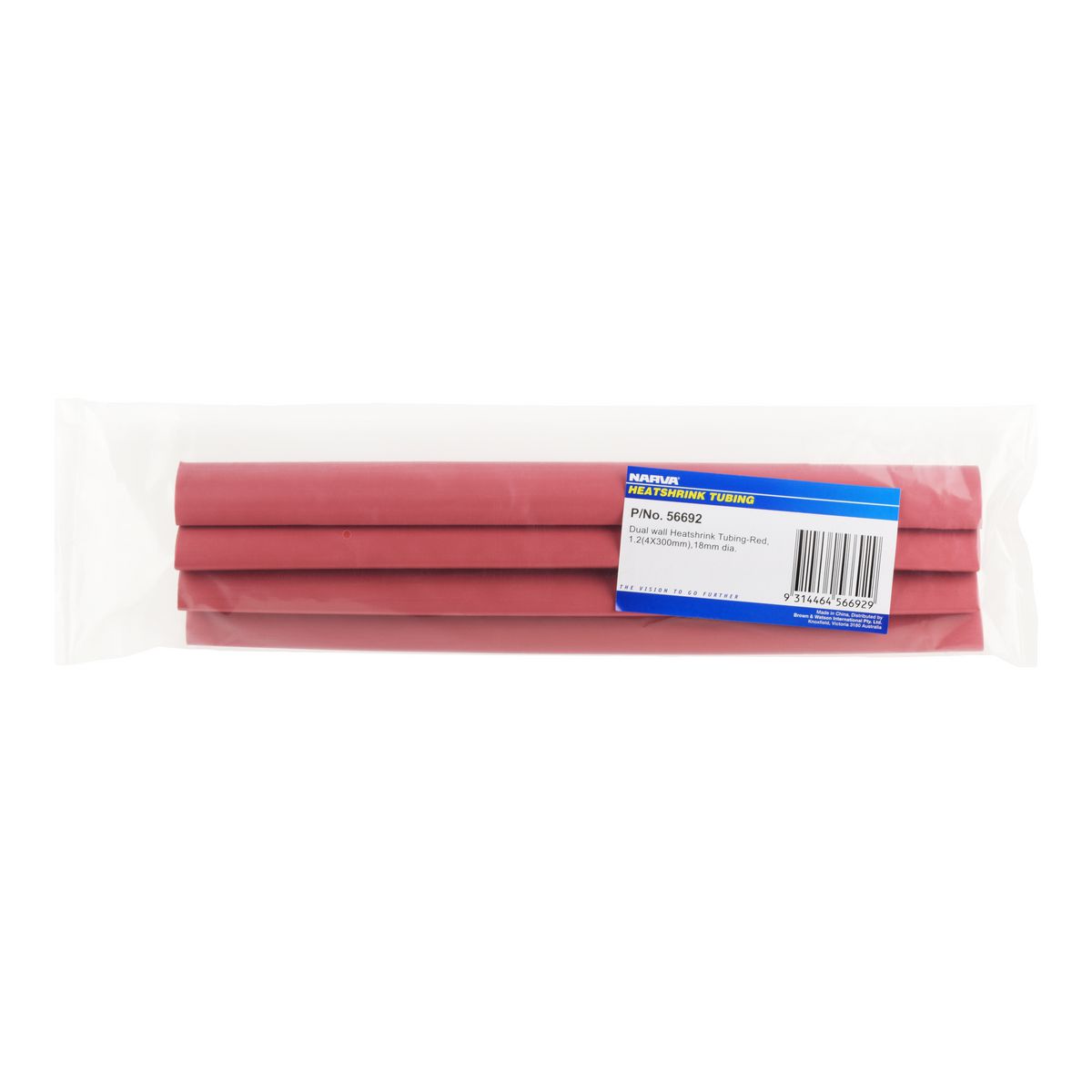 Narva Heatshrink Dual Wall 18mm Red 56692