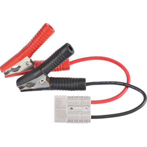 Narva Heavy Duty Adaptor with Battery Clips to Battery Connector 200mm 81067BL