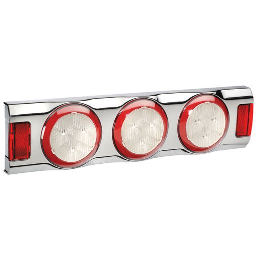 Narva 9-33 Volt Led Rear Direction Indicator And Twin Stop Lamps With Led Tail Rings 94364C