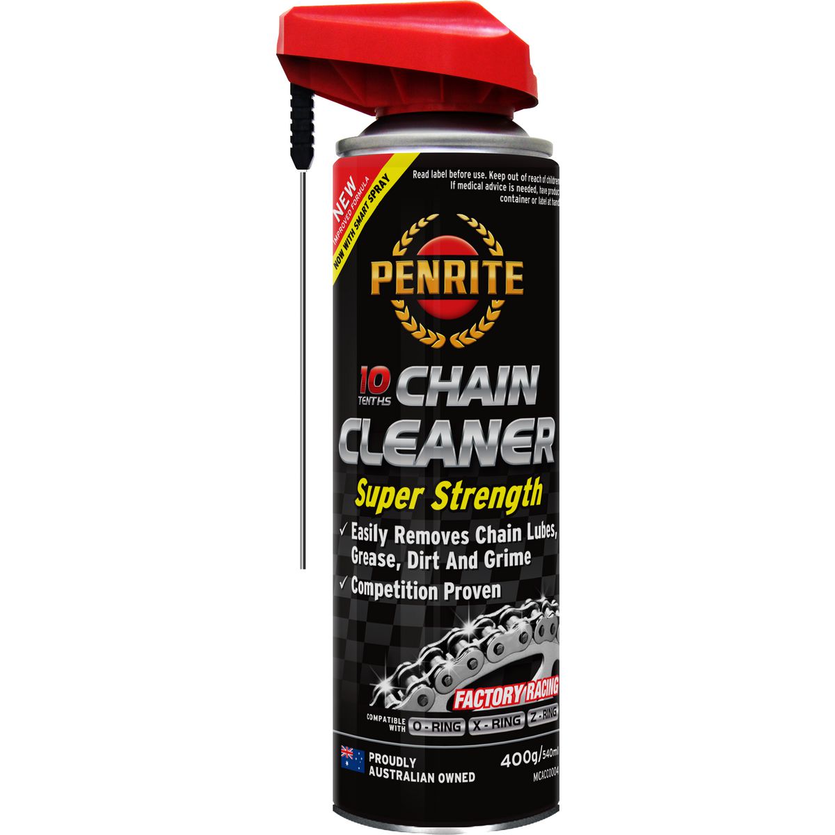 Penrite Super Strength 10 Tenths Chain Cleaner 400ml MCACC0004