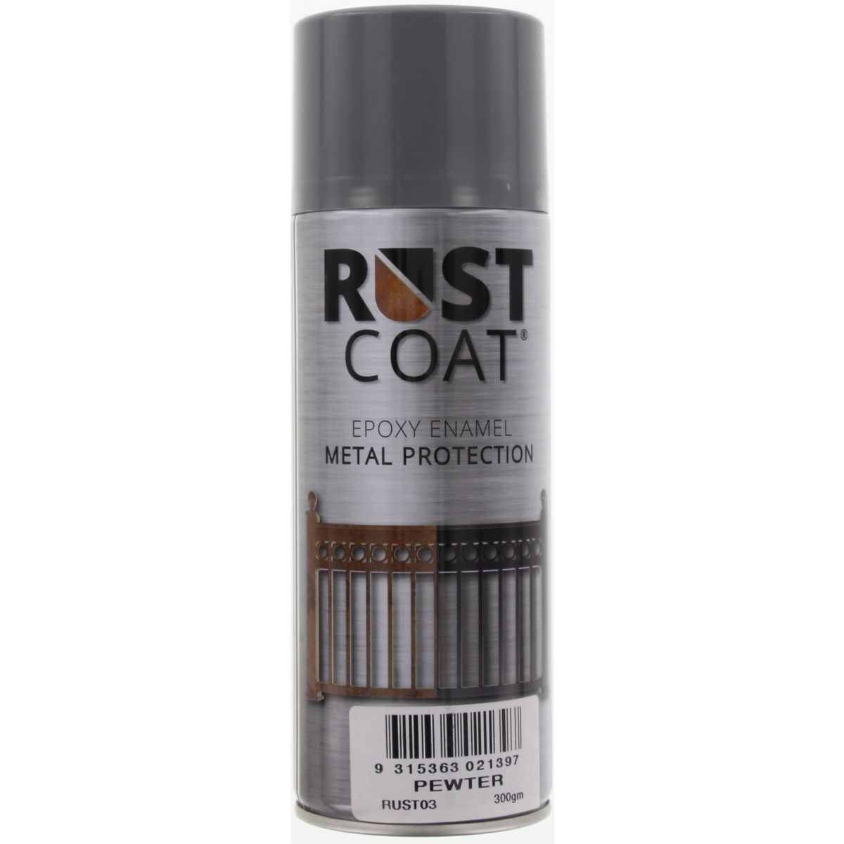 Balchan Rust Coat Epoxy Enamel Pewter 300g RUST03