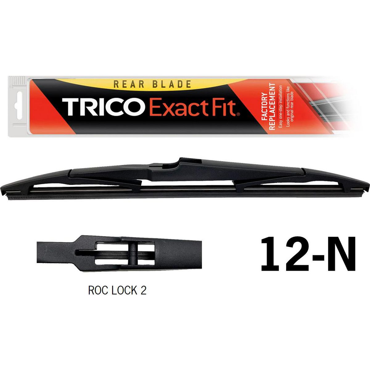 Trico Exact Fit Rear Wiper Blade 300mm 12-N