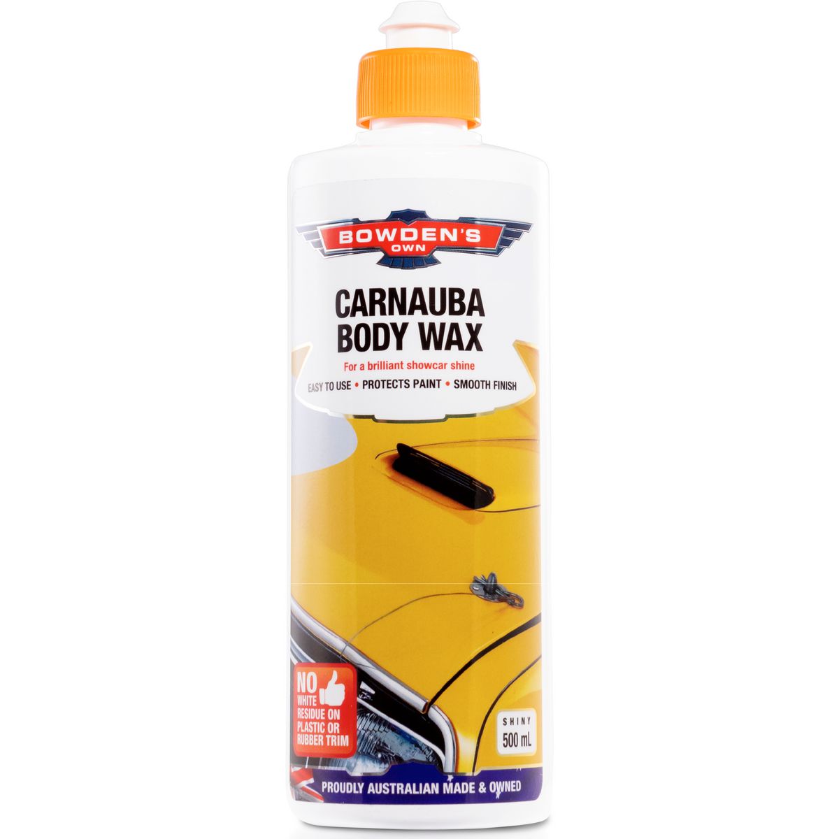 Bowden's Own Carnauba Body Wax Non-Abrasive Protection 500ml