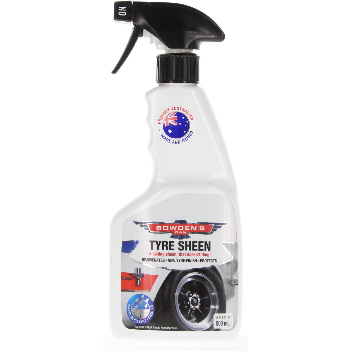 Bowden's Own Tyre Sheen Long Lasting Tyre Shine 500ml