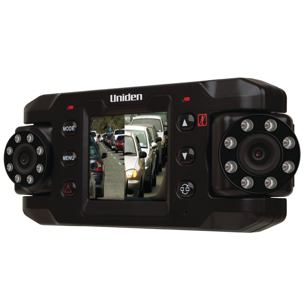 Uniden Dual Camera Black Box Accident Cam Vehicle Recorder With Night Vision