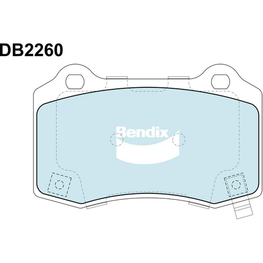 Bendix Ultimate Brake Pad Set Rear DB2260 ULT