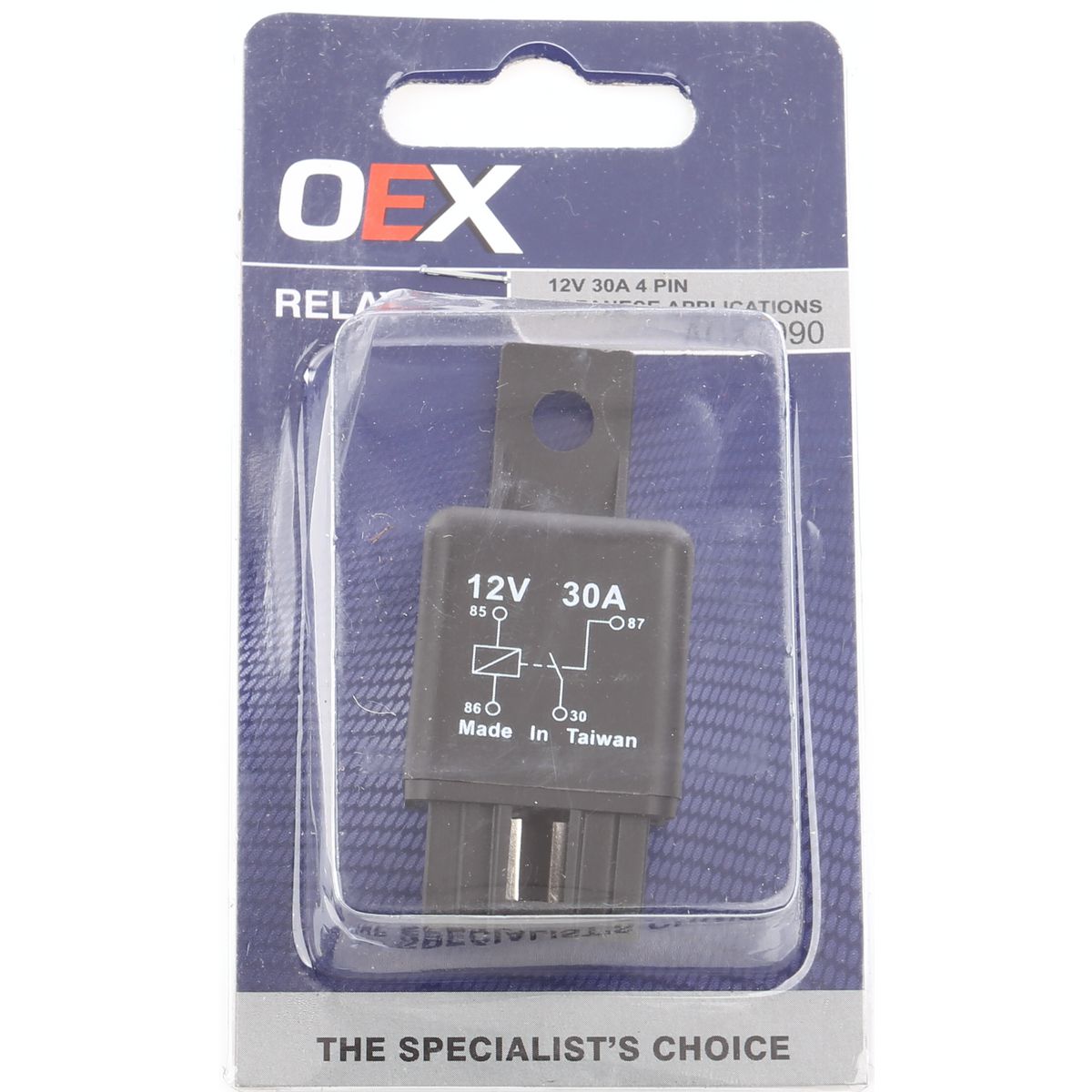 OEX Mini Relay 12V Normally Open 30A ACX1990