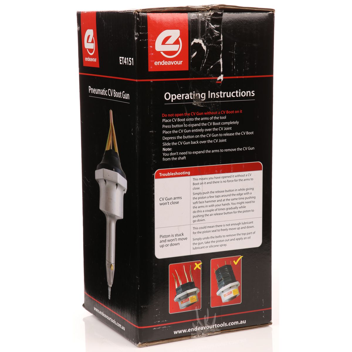 Endeavour Tools CV Boot Gun Pneumatic ET4151