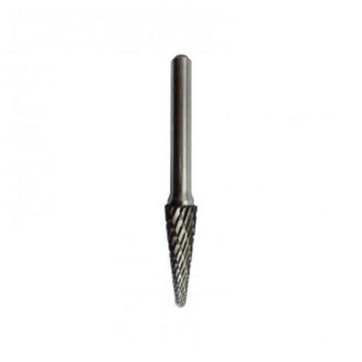 Josco Garryson 10Mm X 27Mm D-Cut Carbide Burr Ball Nosed Cone (Included Angle) 4600D-1-4
