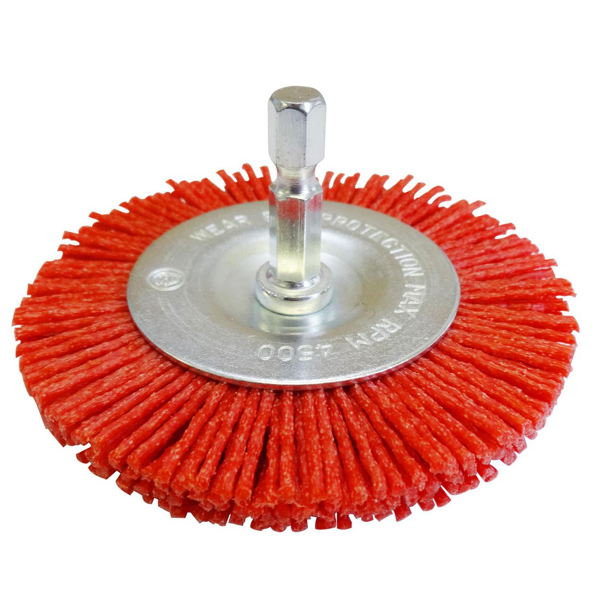 Josco 75mm Abrasive Nylon Wheel Brush JAW75R