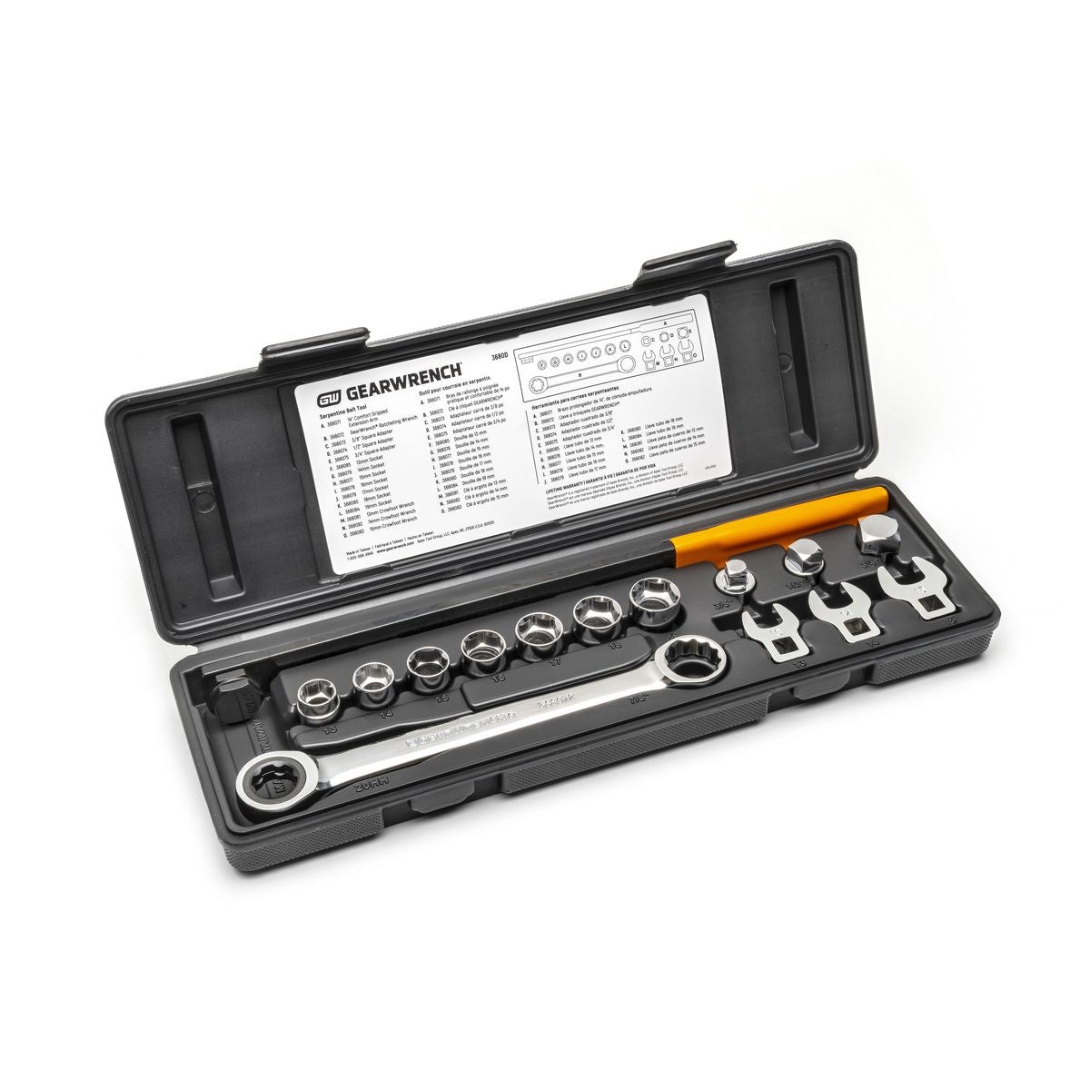 GearWrench Auto Specialty - Serpentine Belt Ratcheting Tool Set 15Pc