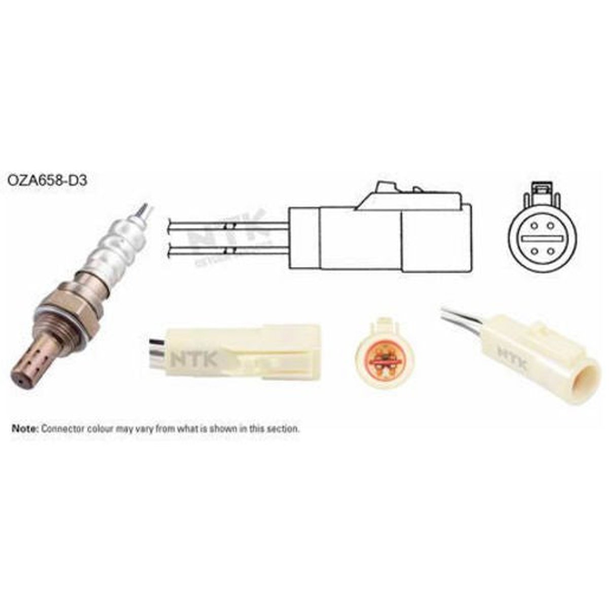 NTK Oxygen Lambda Sensor OZA658-D3