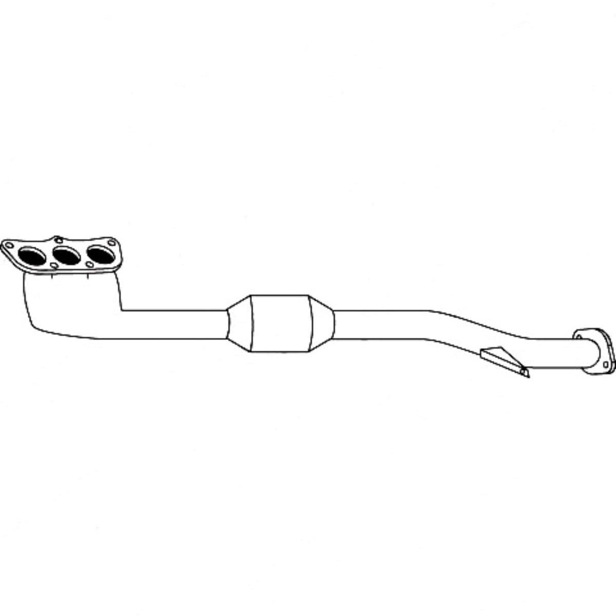 Redback Lh Catalytic Converter C0103