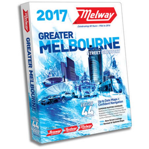 Melway Street Directory 2017 44Th Edition STD44