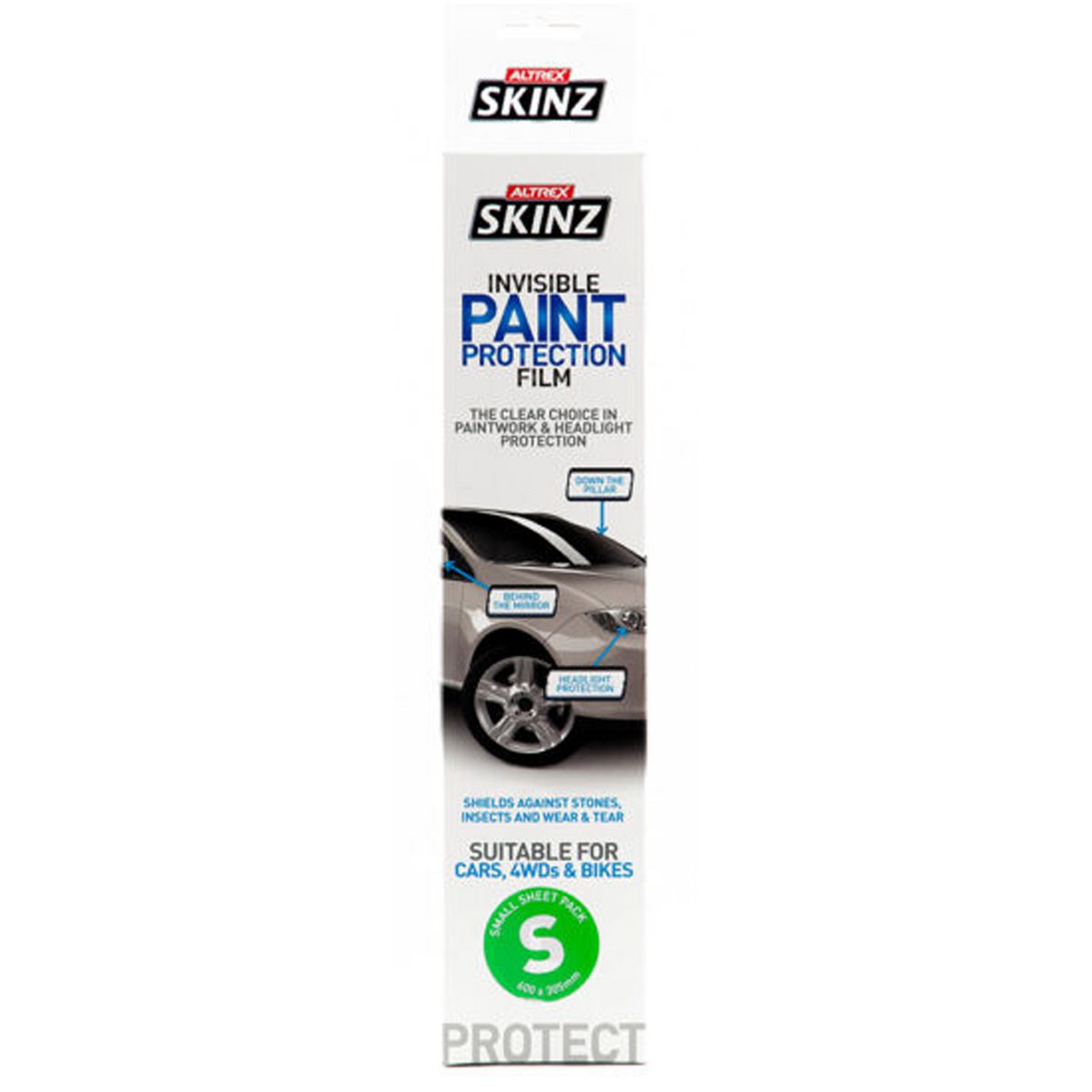 Altrex Skinz Paint & Headlight Protection Film Small 600x305x0.2mm Sheet